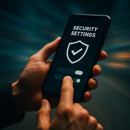 CD33 App সুরক্ষা সেটিংস সূচক স্ক্রিন